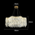 Crystal Chandelier: Luxury Bedroom & Living Room Lighting