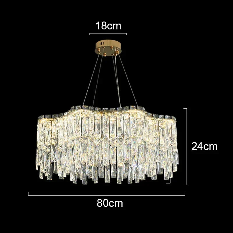 Crystal Chandelier: Luxury Bedroom & Living Room Lighting