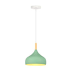 Nordic Modern Wood Aluminum Pendant Lights E27 Hanging Lamps Fixtures Lighting
