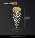 Ceramic Petal Hanging Chandelier - Elegant Décor for Hotel, Restaurant, and Home