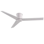 Modern White Black Aluminum Blade Ceiling Fan With Remote Control