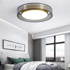 Nordic Minimalist Ceiling Lamp Black Gold LED Study Creative Room Decor