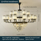 Modern Crystal Chandelier Light for Luxurious Living Spaces