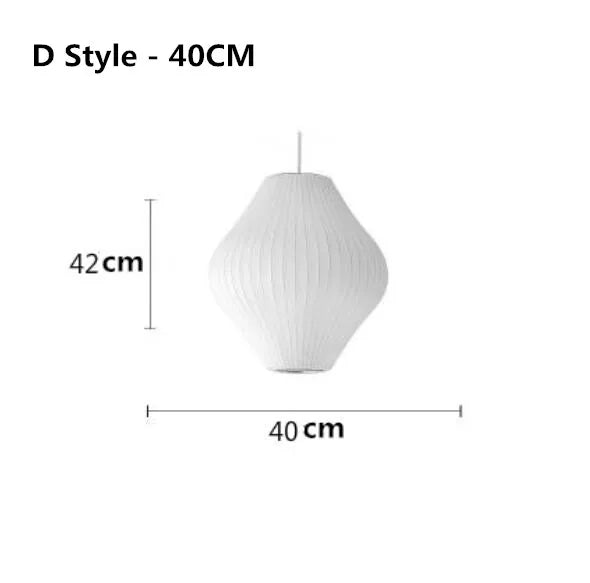 Silk Ball Pendant Lamp for Home, Shop, and Bar Decor