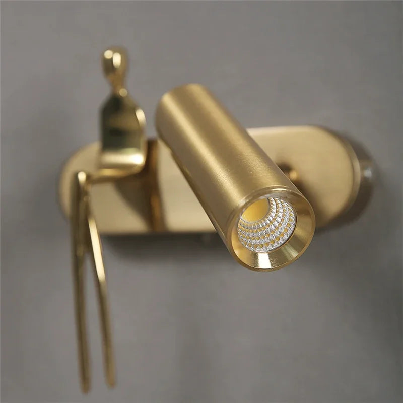 Postmodern LED Wall Lamp for Luxury Living Room, Bathroom, and Bedside Decor