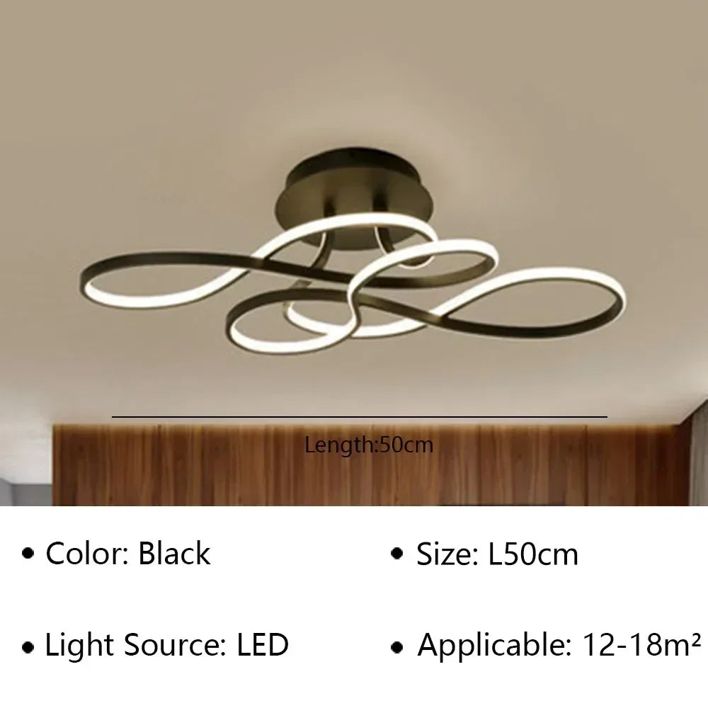LED Chandelier Modern Ceiling Lamp for Living Dining Bedroom Home Lighting