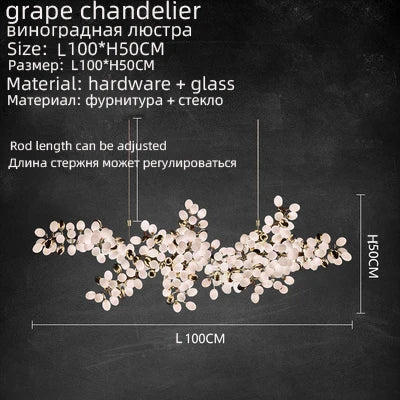 Nordic Luxury Grapes Chandelier for Elegant Home Decor
