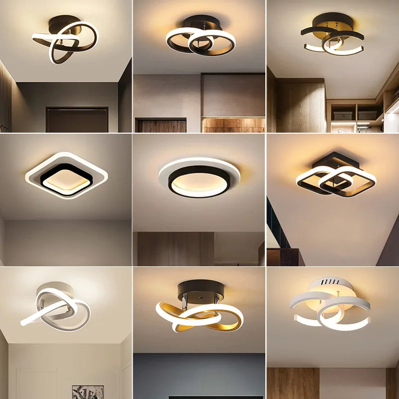 Modern LED Ceiling Lights for Home Lighting in Bedroom Living Room Corridor Balcony