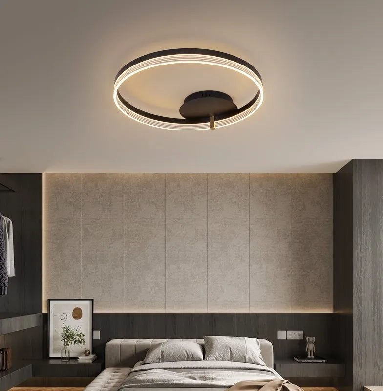 Modern Minimalism Round Ring Ceiling Lamp LED Lighting Fixture