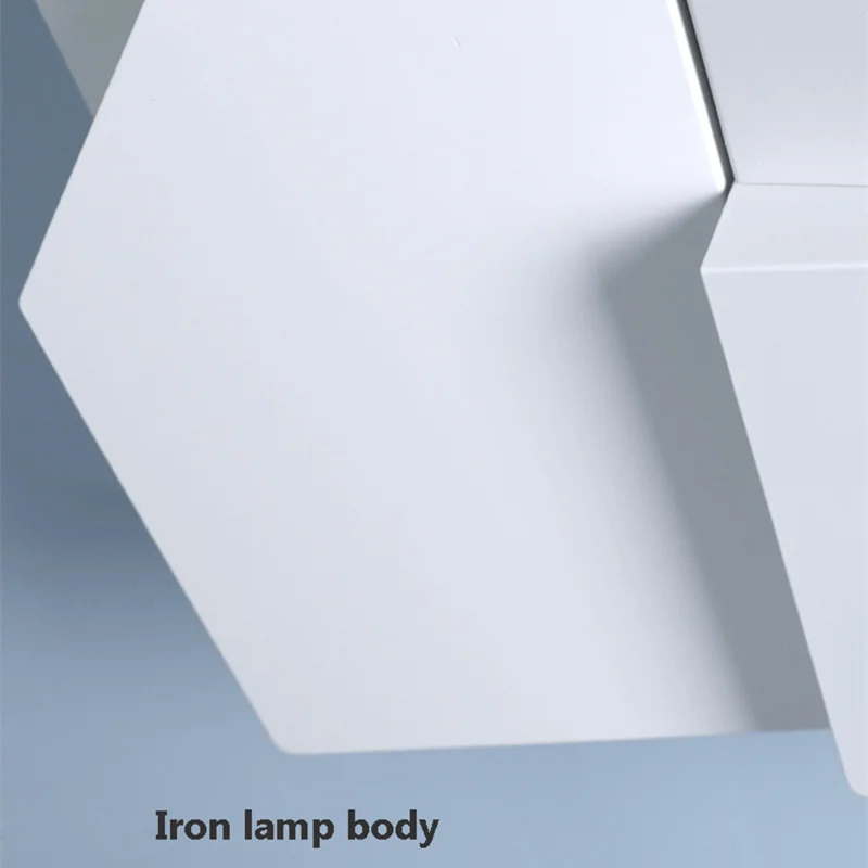 Nordic White LED Wall Lamp - Modern Simple Interior Bedside Lighting