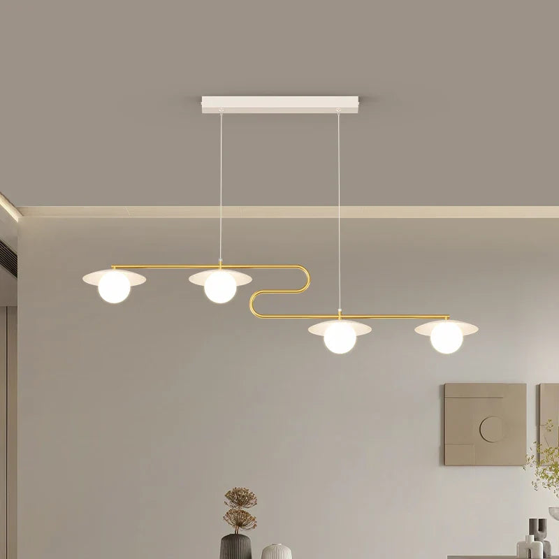 LED Dining Room Chandelier - Dimmable Ceiling Lighting Fixture