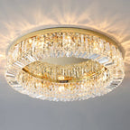 Elegant Gold Crystal Chandelier Ceiling Light for Luxury Home Decor