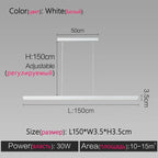 Modern Minimalist LED Pendant Light - Office Dining Room Bar Chandelier