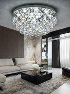 Crystal Chandelier: Modern Luxury LED Ceiling Lamp for Living Room and Bedroom