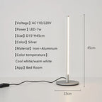 LED Table Lamp - Eye-Protection Desk Lamp for Bedroom, Study, Office, Reading