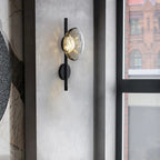 Nordic Glass Wall Lamp Modern Metal Light for Bedroom Parlor Restaurant Hallway