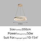 LED Chandelier Pendant Light with Remote Control for Home Decor