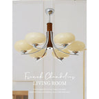 Glass Chandelier: Bauhaus Art for Living Room, Bedroom, Study, Hall, Restaurant