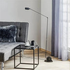 Lumina Adjustable Long Arm Floor Lamp - Industrial Design for Reading and Study Room