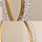 Round Circle LED Crystal Chandelier for Dining Table and Exhibition Hall