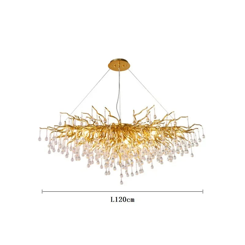 Crystal Ceiling Chandelier: Modern Luxury for Living, Dining, Bedroom, Hotel, Hall Décor