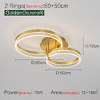 Nordic LED Ceiling Lamp 2023 - Modern Minimalist Bedroom Lighting