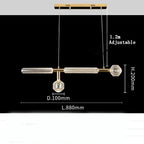 Nordic Glass Chandelier for Chic Spaces: Modern, Stylish Lighting for Homes & Businesses