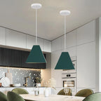 Modern Nordic Aluminum Pendant Lights for Kitchen Living Room, E27 LED Suspension Luminaire