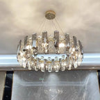 Crystal LED Chandelier: Modern Luxury Room Decor Pendant Light for Home, Bedroom, Restaurant & Ceiling