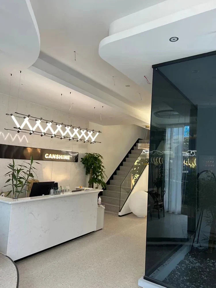 LED Chandelier: Modern Nordic Industrial Pendant Light for Dining Room and Bar