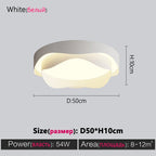 Modern Nordic Ceiling Light LED Bedroom Lamp Indoor Lighting