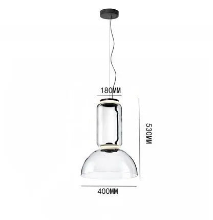 Noctambule Glass Floor Lamp: Italian Design, Bright Stand Lighting for Living Room