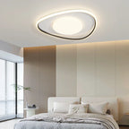LED Ceiling Lights White Black Infinite Dimming Home Lighting Fixtures