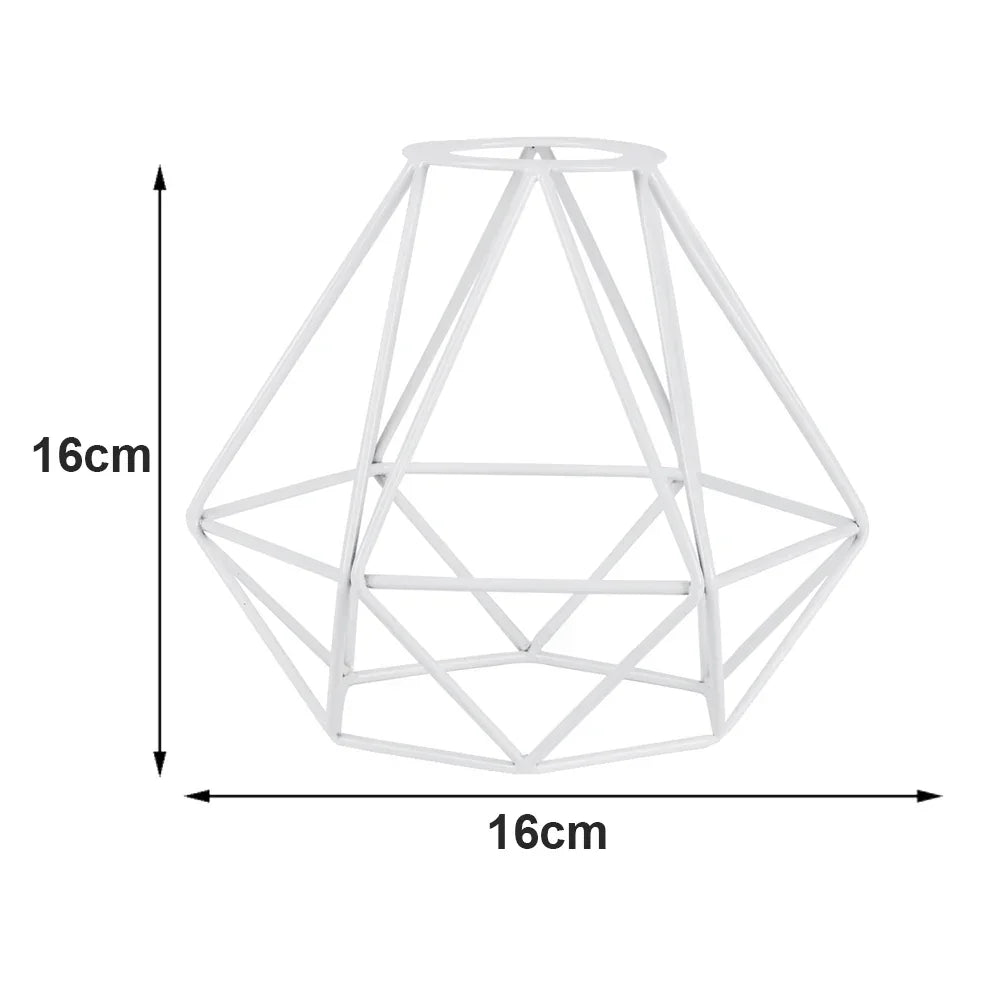 Geometric Metal Light Cage Cover Pendant Lampshade