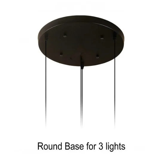 Glass Pendant Chandelier E27 Ceiling Light for Living Dining Kitchen Bedroom