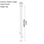 Crystal Water Droplet Chandelier: Modern LED Staircase Pendant Light - Luxury Ball Hanging Lamp