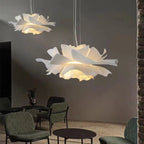 Nordic Ins Girls Room Chandelier: Creative Designer Warm Living Dining Flower Lamp