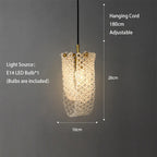 Crystal LED Ceiling Chandelier | Modern Bedroom Pendant Lamp
