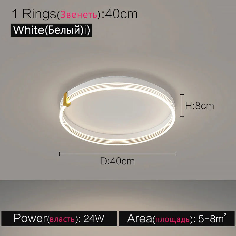 New Nordic Ceiling Lamp: Modern, Creative, Elegant Lighting for Bedroom and Living Room