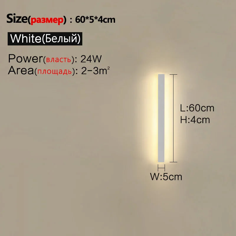 Modern Nordic Outdoor Wall Light LED IP65 110/220v - Waterproof Garden Wall Lamp