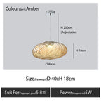 Glass Cloud Chandelier LED Pendant Lamp for Villa Staircase & Hotel