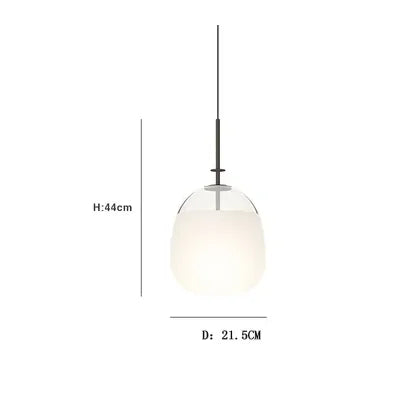 LED Glass Art Wall Lamp with Long Rocker Arm for Living Room and Studio