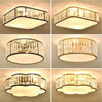 Luxury Crystal Ceiling Lights LED Chandeliers for Living Room Bedroom Lighting