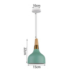 Modern Wood Pendant Lights Nordic Hanging Lamps for Living Room and Bar
