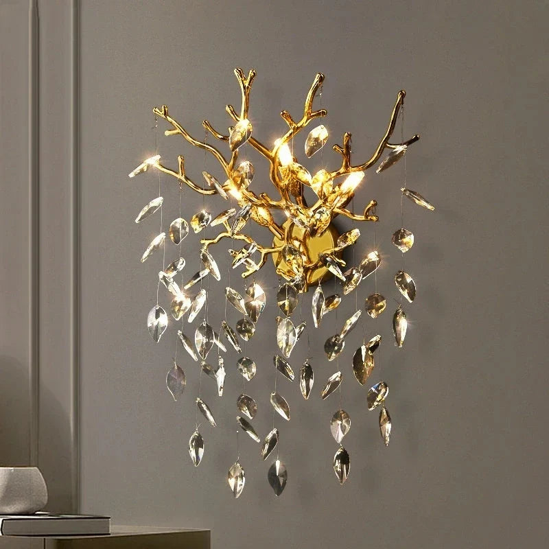 Crystal Wall Lamp: High-End Nano Technology Luxury LED Lighting for Home Décor