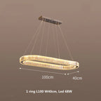 Luxury Oval Crystal Chandelier Pendant Light Suspend Lamp