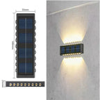 Solar Wall Lamp: Outdoor Waterproof Up/Down Lighting for Garden, Street, Landscape, Balcony