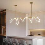LED Long Hose Chandelier for Dining Room Kitchen Bar Pendant Lamp
