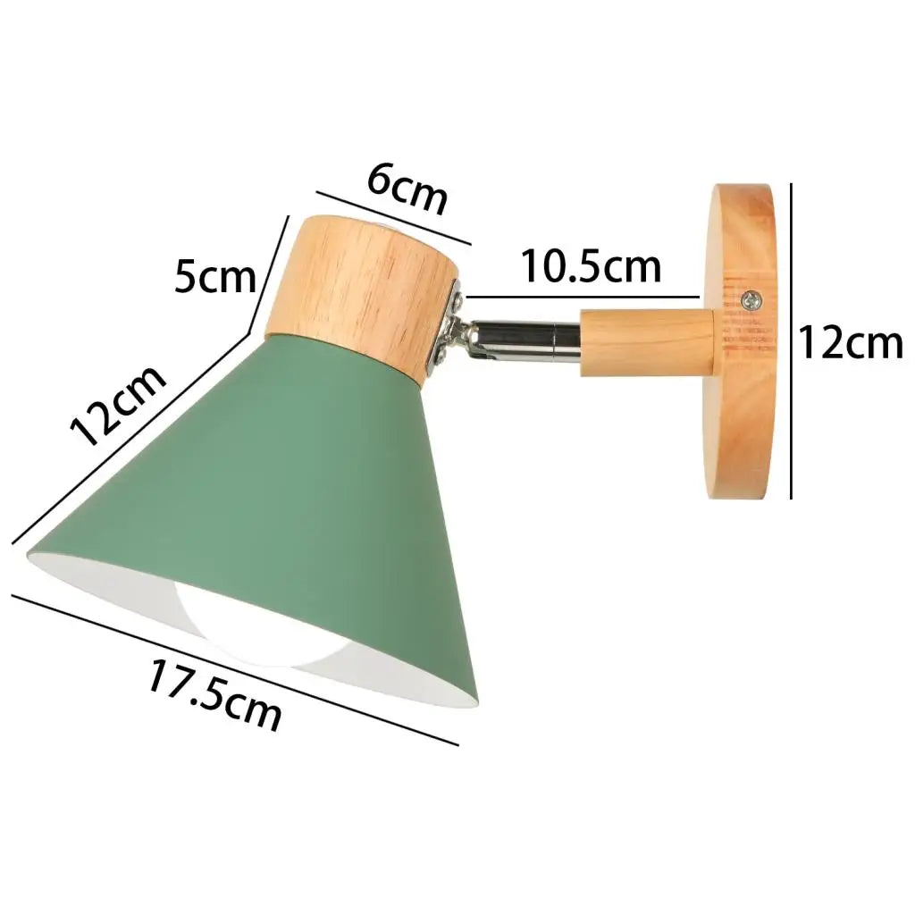 Nordic Green Wall Lamp Sconce for Bedroom Living Room Indoor Lighting Afralia™