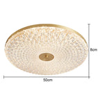 Round Acrylic Ceiling Lamp: Modern Light Luxury for Bedroom & Living Room